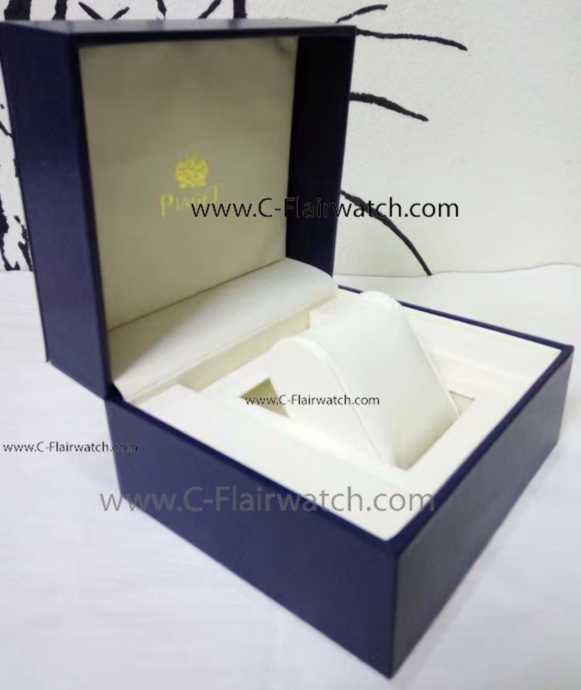 Best Replica PIAGET Watch Box - Blue Leather Box